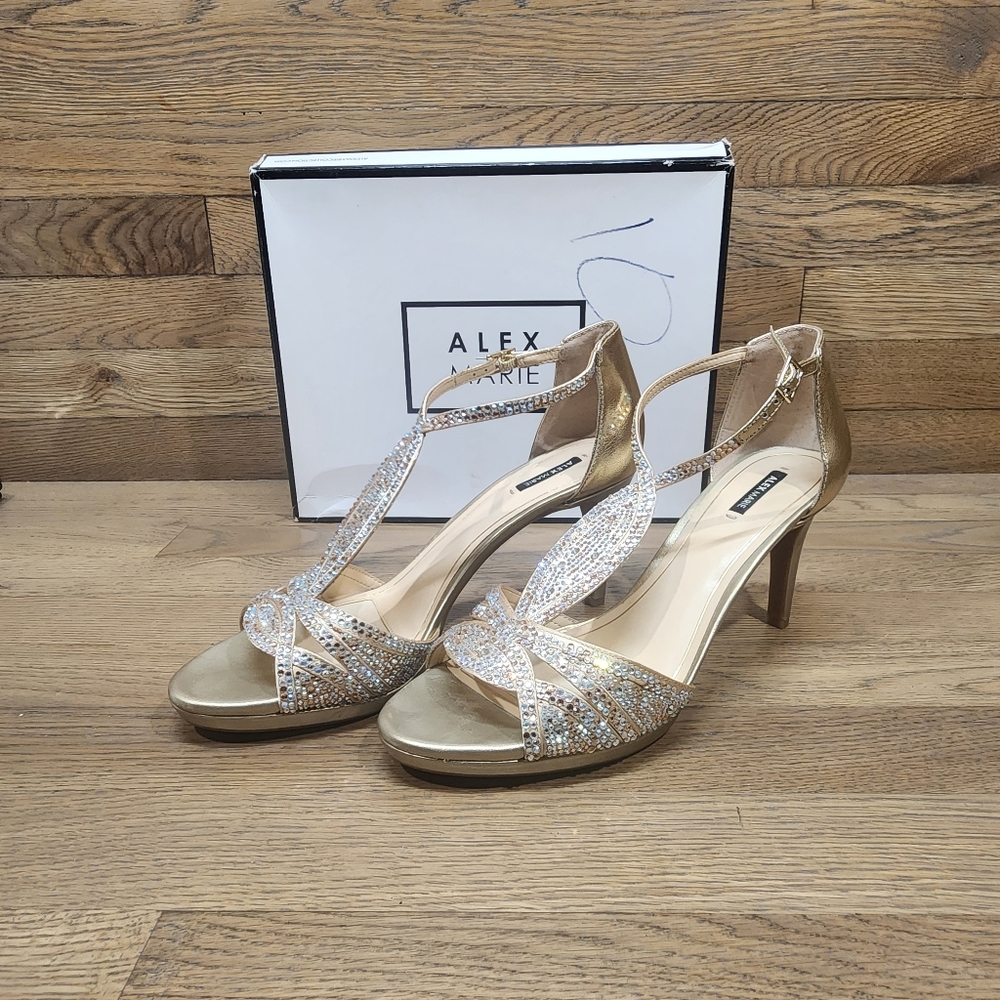 Alex Marie Sparkle Heels with Box Size 10M